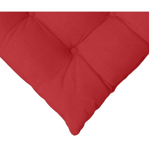 Jastučići za sjedenje 4 pcs Crvena 40 x 40 x 6 cm tkanina Slike