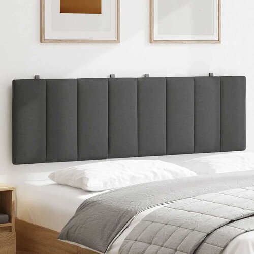 vidaXL Vzglavna stranica temno siva 160 cm blago Cene