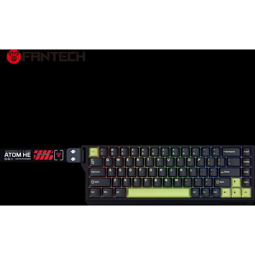 Fantech tastatura wired magnetic gaming  MK922 atom HE68 pro mori crna (emerald switch) Cene