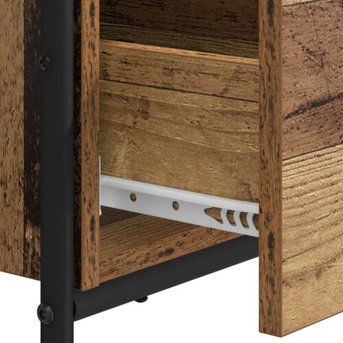  Stol s pohranom Staro drvo 131.5 x 50 x 75.5 cm - Staro drvo Slike