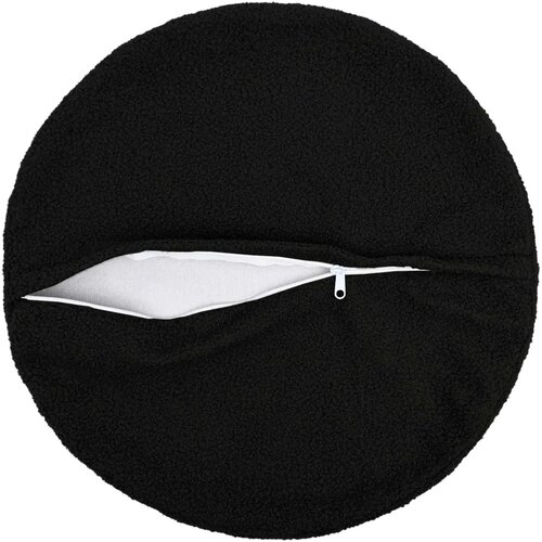  Presvlaka za jastuk 6 pcs HEERLEN Crna &amp;Oslash; 60 cm Boucl&amp;eacute; - Crna &amp;Oslash; 60 cm 6 Slike