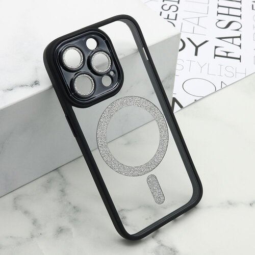 Maska diamond magsafe za iphone 14 pro/ crna Slike