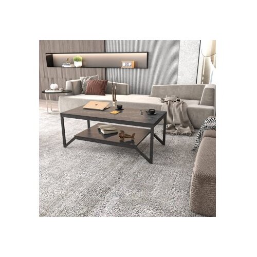 Woody Fashion flora - black black coffee table Cene