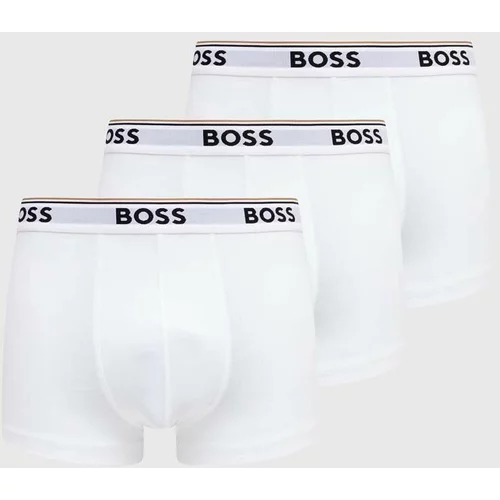 Boss Boksarice 3 - Pack moške, bela barva