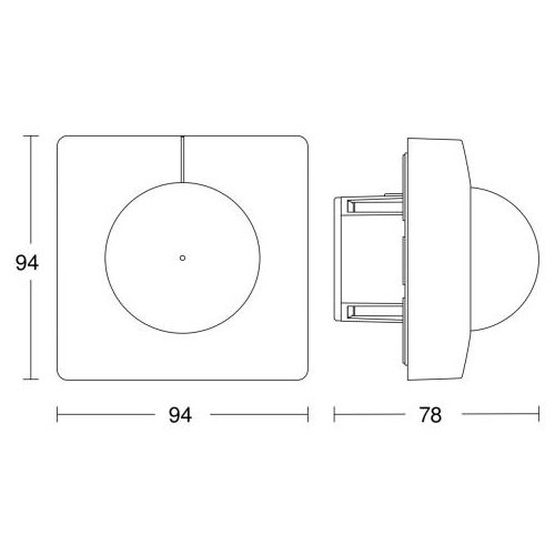 Steinel 055721 - senzor pokreta is 3180 COM1 230V bela Slike