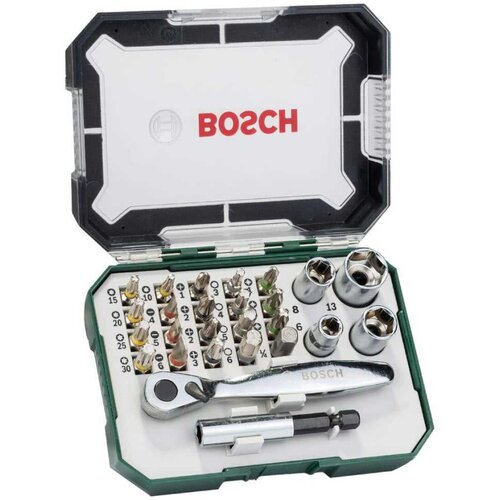 Bosch Set bitova sa čegrtaljkom 26-delni 2607017563 Cene