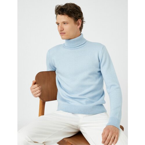 Koton Turtleneck Sweater Basic Slim Fit Acrylic Blended Slike