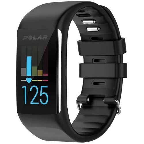 INF Silikonski nadomestni pa&scaron;ček za Polar A360 A370 Black, (5000086038) Cene