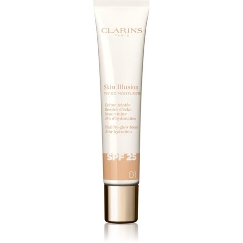 Clarins Skin Illusion Tinted Moisturizer krema za toniranje SPF 25 nijansa 01 40 ml Slike