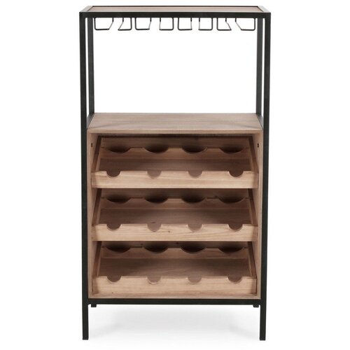 YES EVERYDAY Vitrina za vino u prirodnoj boji broj boca 12 kom, 51x91x30 cm Isaac &amp;ndash; Slike