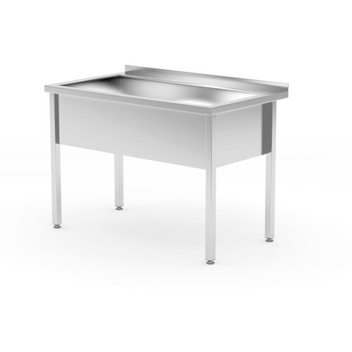 Hendi Sto sa jednostrukim sudoperom &ndash; zavaren, dubina: 700 mm, umivaonik: 300 mm, Profi Line, 800x700x(H)850mm Cene