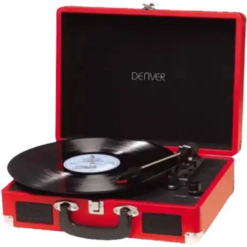 Denver Gramofon VPL-120 - sa zvučnicima, crveni Cene