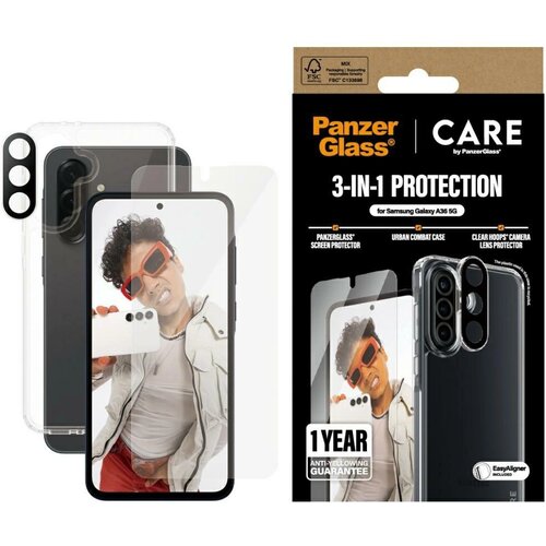 PanzerGlass CARE SET 3V1 ZA SAMSUNG GALAXY A36 5G ZA&Scaron;ČITA ZA EKRAN IN LEČE, (5000062805) Cene