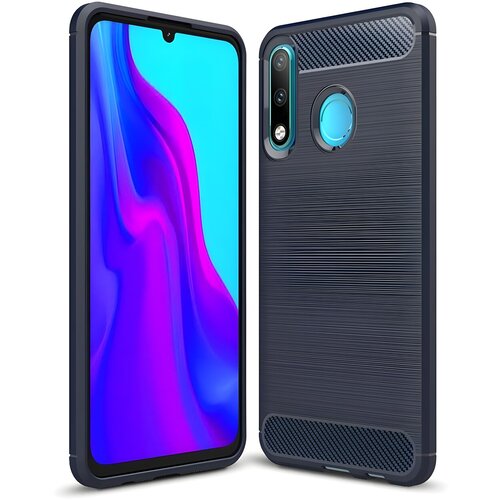 IZMAEL.eu Ohišje Carbon Shield TPU za Huawei P30 Lite - Modra Cene