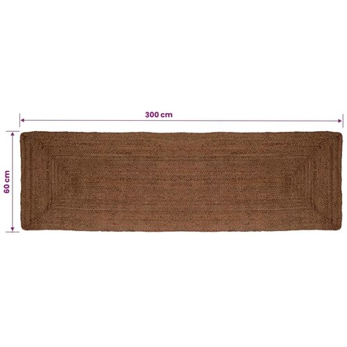  Tepih za područje Siva 60 x 300 cm Juta - 60 x 300 cm Siva Slike