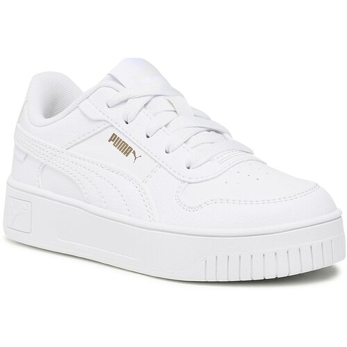 Puma Superge Carina Street PS 393847 01 White-White-Gold Cene