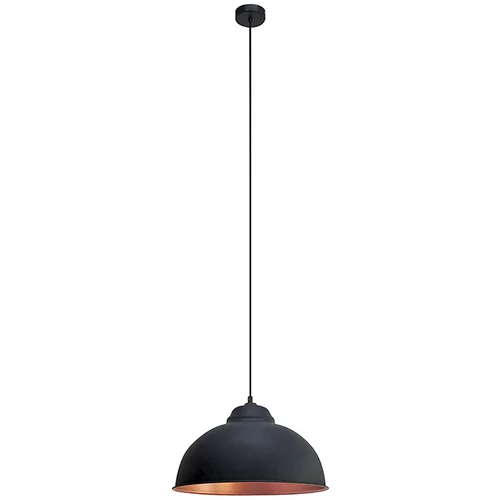 Eglo okrugla viseća svjetiljka (Crno-bakrene boje)
