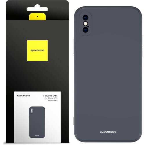 Spacecase SILIKONSKI OVITEK ZA IPHONE X XS, ČRN, (21962448) Cene