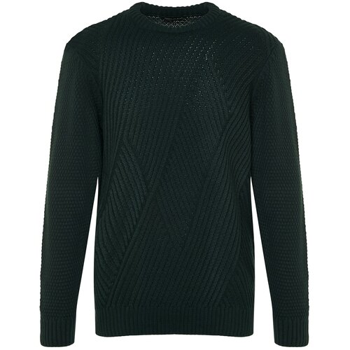 Trendyol Sweater - Grün - Regular fit Slike