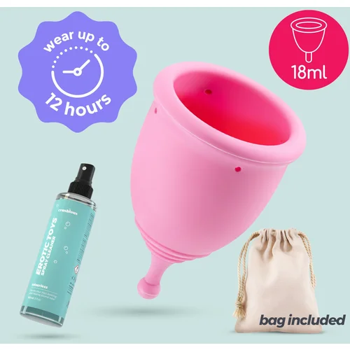 Crushious MINERVA XS MENSTRUAL CUP WITH POUCH AND TOY CLEANER 150 ML