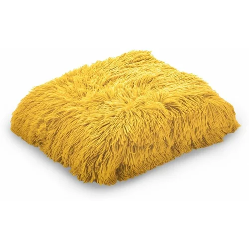 Vitapur dekorativna odeja Fluffy, 130 x 200 cm, rumena