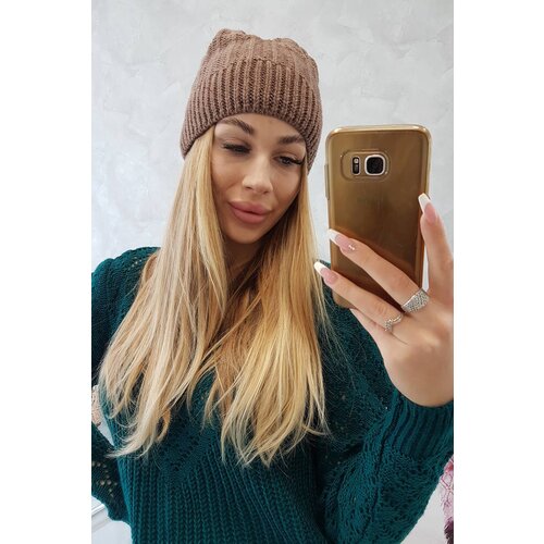 Kesi Cap with fleece Anna K238 mocca Slike