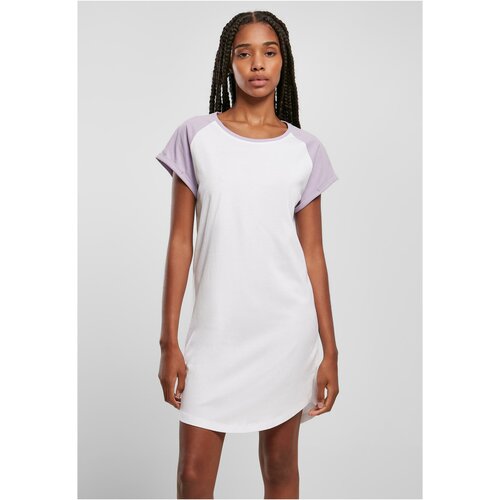 UC Ladies Women's T-shirt with contrasting raglan white/lilac Slike