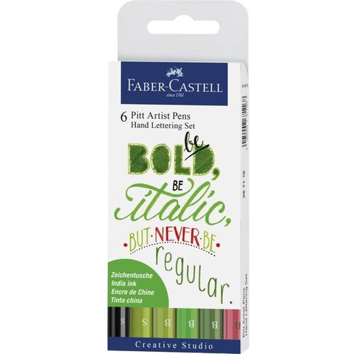 Faber-Castell PITT umjetnički markeri set Hand Lettering Bold - 6 kom (set za) Cijene