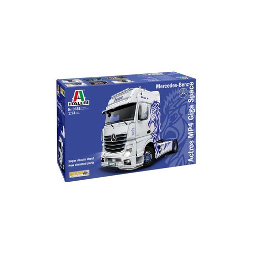 Italeri 3935 MB Actros MP4 Show GigaSpace model kamiona za sastavljanje 1:24 Slike