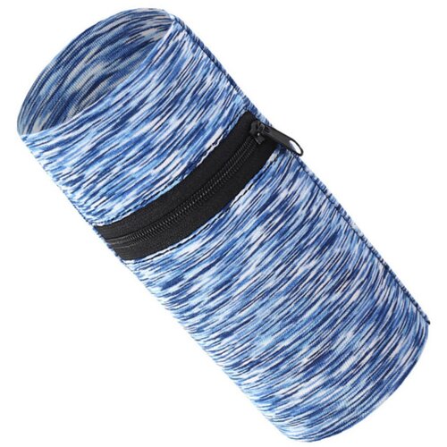 INF Vijolična poliester zapestna denarnica z skritim žepom za tek Blue, (5000324032) Slike