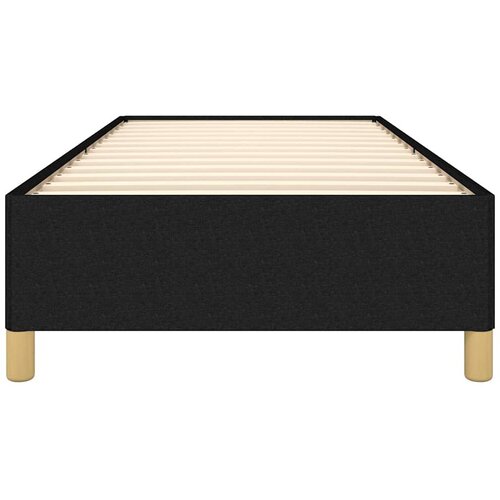  Okvir za krevet bez madraca crni 90x190cm od tkanine Slike