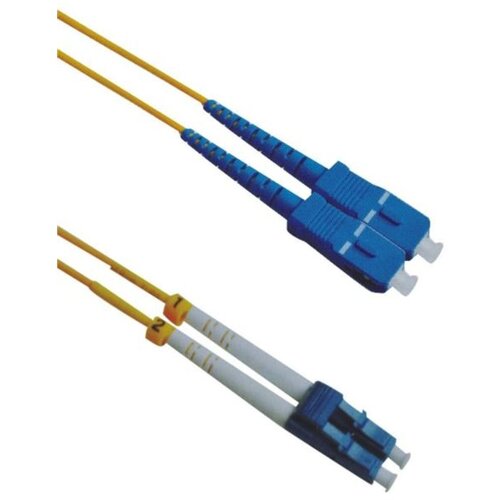  NFO Patch cord, LC UPC-SC UPC, Singlemode 9 125, G.657A2, 2mm, Duplex, 2m Slike