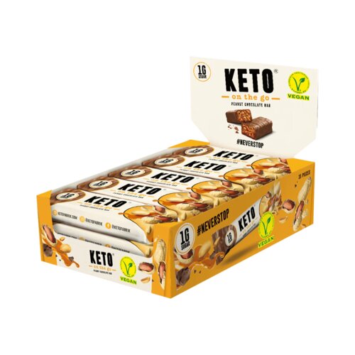 Ketofabrik Čokoladna plo&amp;scaron;čica - Peanut Chocolate Slike