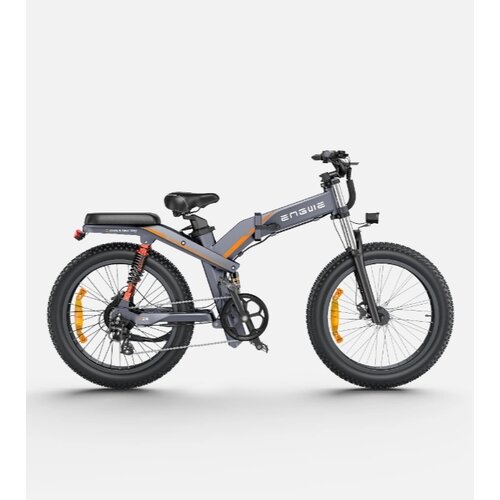 ENGWE X24 električno motorno kolo 48 v 29,2 ah 1000 w 24*4,0 inch fat tires terensko električno kolo - sivo, (21341486) Cene