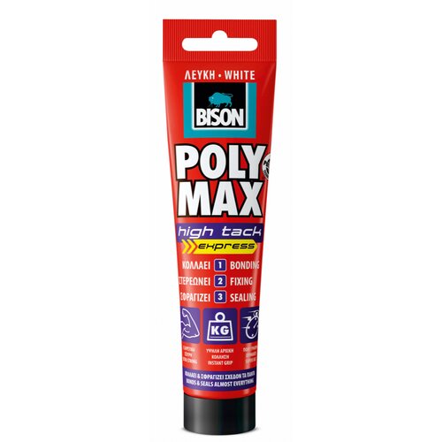 Bison Konstrukcijsko lepilo Poly Max High Tack Express Crt (165 g) Slike
