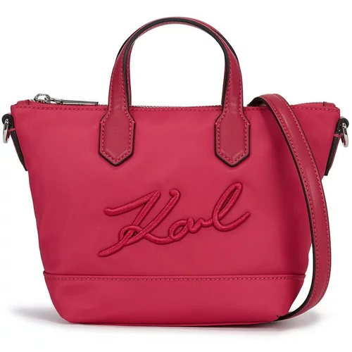 Karl Lagerfeld Ročna torbica vijolična