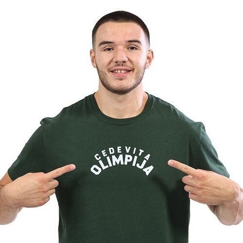 KK Cedevita Olimpija Zelena napis majica Cene