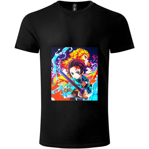 SYMBOL-S Majica sa &amp;scaron;tampom (unisex) Ubica Demona (Demon Slayer) Slike