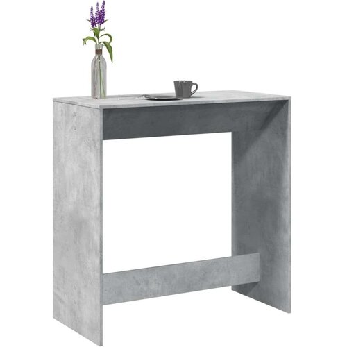 VidaXL Barski stol boja betona 102 x 50 x 103,5 cm konstruirano drvo Slike