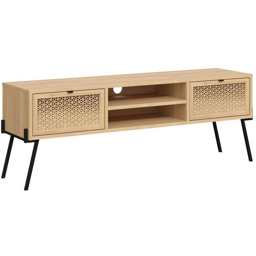 Marckeric TV omarica v hrastovem dekorju v naravni barvi 140x51 cm Ecrin &amp;ndash; Slike