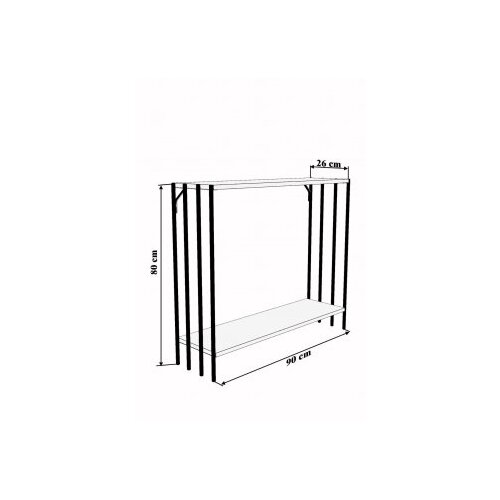 Hanah home Shelf Verona, krem Slike