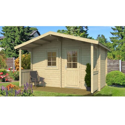 Male kuće Sauna kućica HANNU 400 &times; 220 cm sa &scaron;indrom Cijene