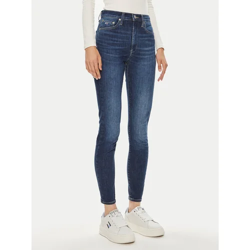 Tommy Jeans Jeans hlače Sylvia DW0DW19258 Mornarsko modra Skinny Fit