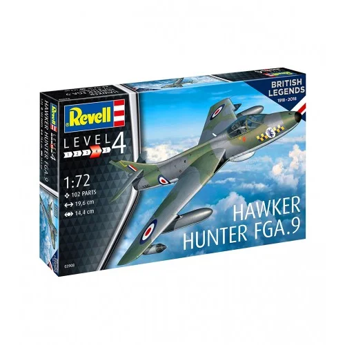 Revell Igračka vojni avion 1:72 Hawker Hunter FGA.9 183226