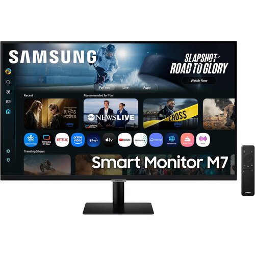 Samsung Smart Monitor M7 M70F (2025) 32&amp;quot; LS32FM700UUXEN 16:9 UHD Smart Monitor s ravnim VA panelom, 60Hz, WLAN, Bluetoot Slike
