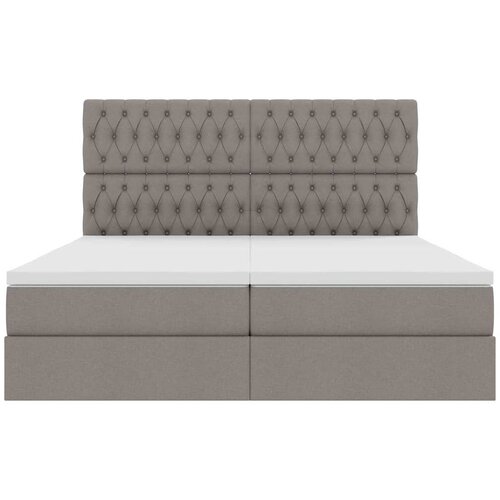  s od storage s uzglavljem Sivosmeđa 200 x 200 cm Tkanina Slike