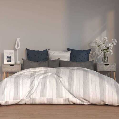 vidaXL noćni ormarići 2 kom siva boja betona 40 x 40 x 56 cm iverica Cijene