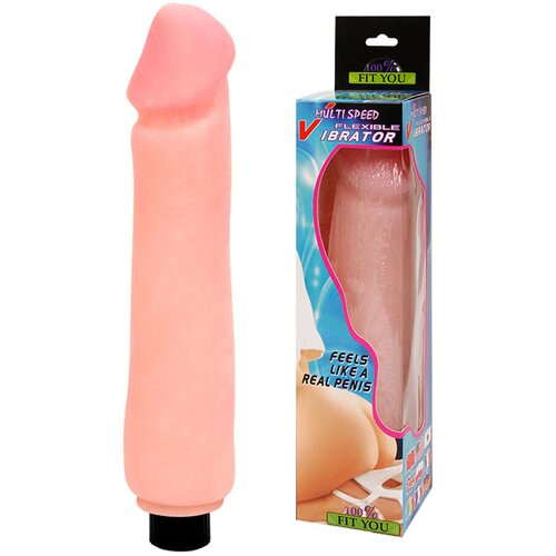  Vibrator Multi Speed Flexible, 23.5cm, Boja kože Slike