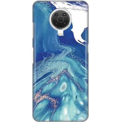 silikonska maska za Nokia G10/G20 Blue Marble Print plava Slike