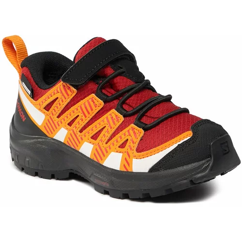 Salomon Trekking čevlji Xa Pro V8 Clima™ Waterproof L47381100 Rdeča